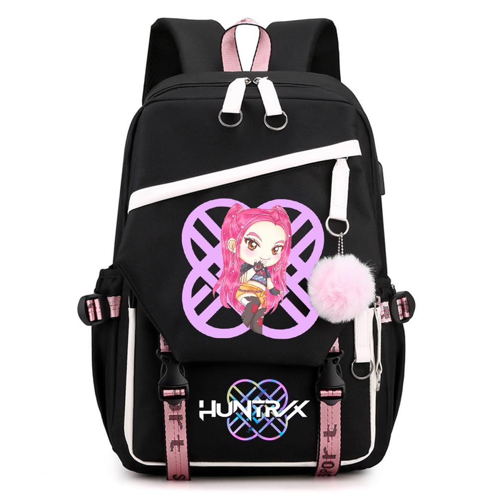 Anime K-pop Demon Hunters Printed Large Capacity Backpack for Teenger Student Girl Boy Back To School Bookbag Kid Gift Women Waterproof Travel Bag