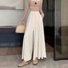 Women's Autumn Winter Clothes High Waist Wide Leg Pants Knit Long Dresss Skirts Pants For Women Trousers Streetwear