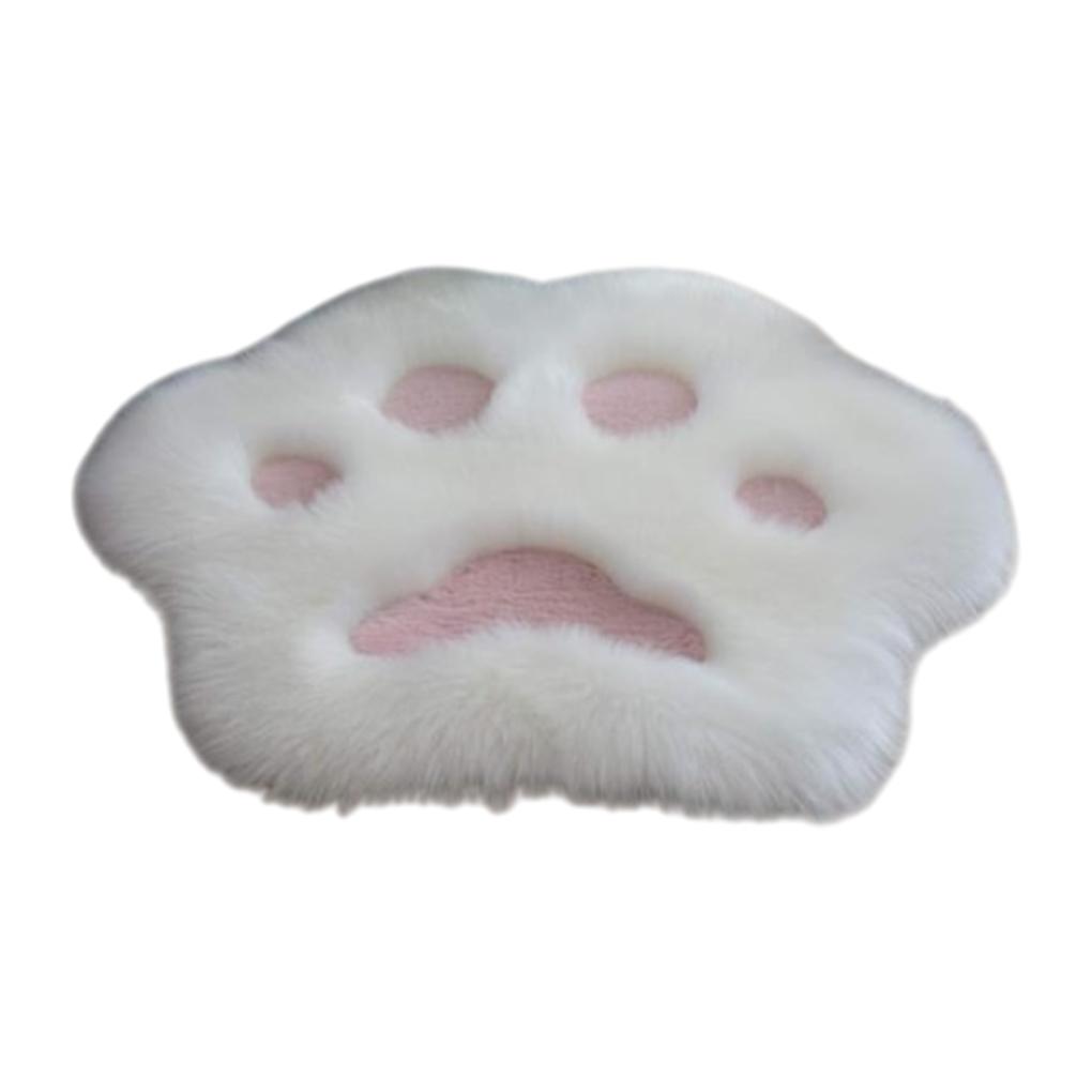 

Декоративный коврик, который легко чистить, добавит уюта в ваш дом. Мягкий плюшевый коврик с рисунком кошачьих лапок.