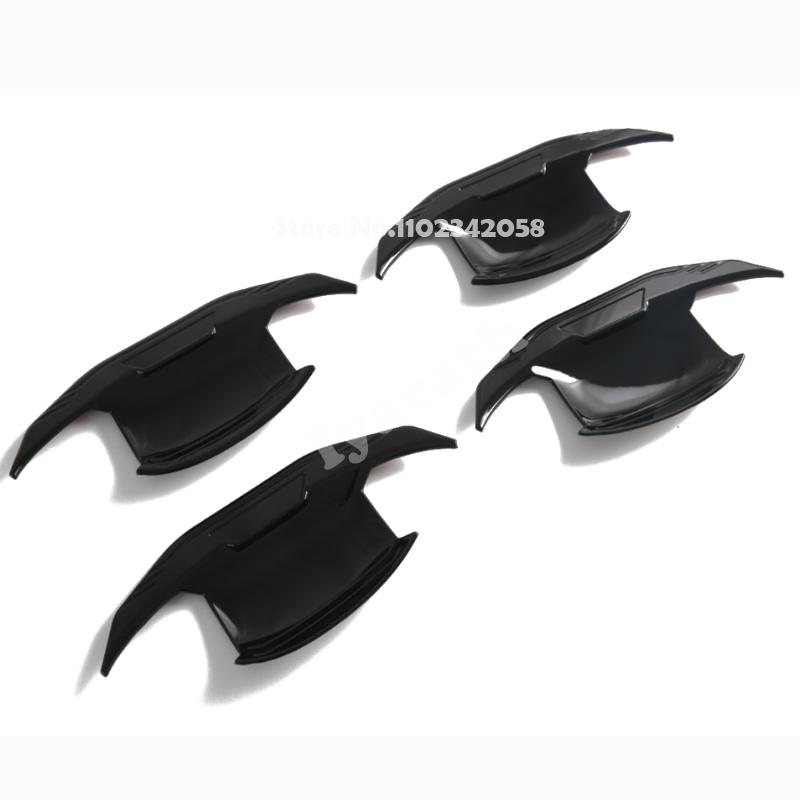 For MG 4 MG4 EV 2025 2026 ABS carbonfiber black Exterior door handle bowl cover  charge panle rearview mirror cover Accessories