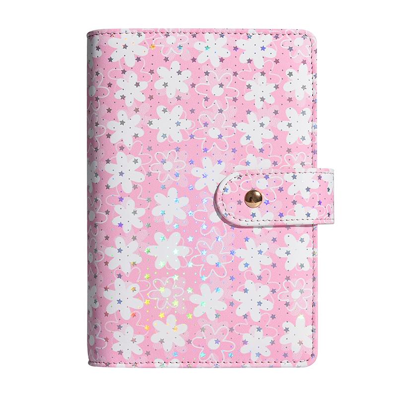 

Формат А6 Снежинка Кнопка PU Кожаный Сделай Сам Блокнот Только Обложка Дневник Книги Расписание Обложки Школьные Канцелярские Принадлежности A6