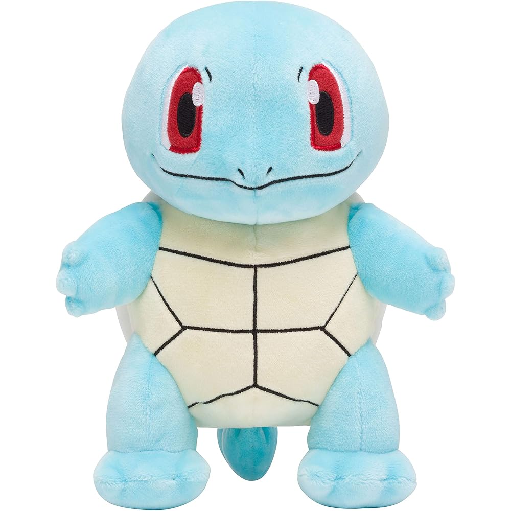 Pokemon Center Original Squirtle Plush Toy 21x15x13 cm Soft Stuffed Animal