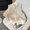 Vest vest top women's 2025 early spring new small fragrant style vest temperament outer woman