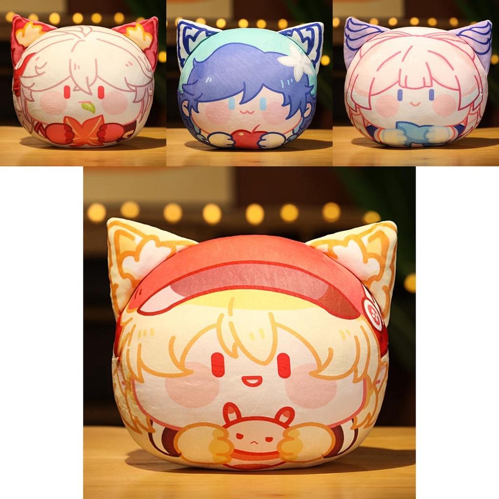 Genshin Paimon Plush Pillow Soft Toy Cushion For Game Characters Collection