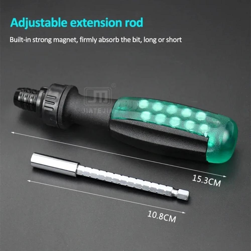 10 in 1 Präzisionsschraubendreher-Set Kreuzschlitz/Schlitz/Torx Ratschenschraubendreher-Bits Einstellbare Haushaltsgeräte Reparatur Handwerkzeuge