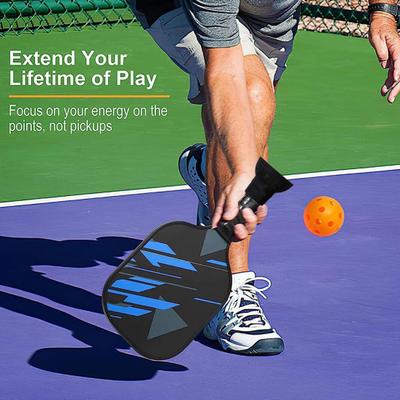 Universeller Pickleball-Ballaufheber Einfaches Aufsammeln Super Saugkraft Wiederverwendbare Pickleballschläger-Aufsatzkugel