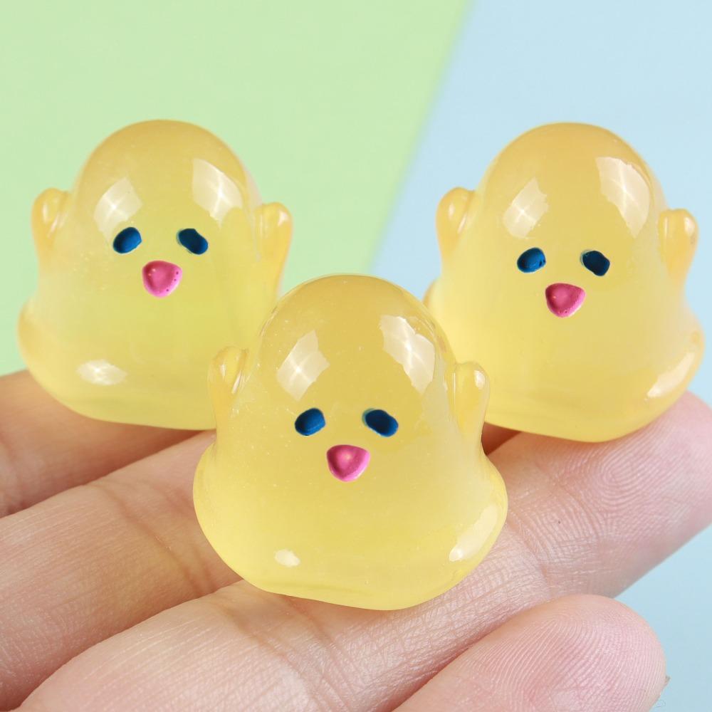 12PCS Micro Landscape Resin Ghost Figurines Glow Creative Mini Halloween Ghost Figurine Cute Miniature Ghost Statue Gift Toy