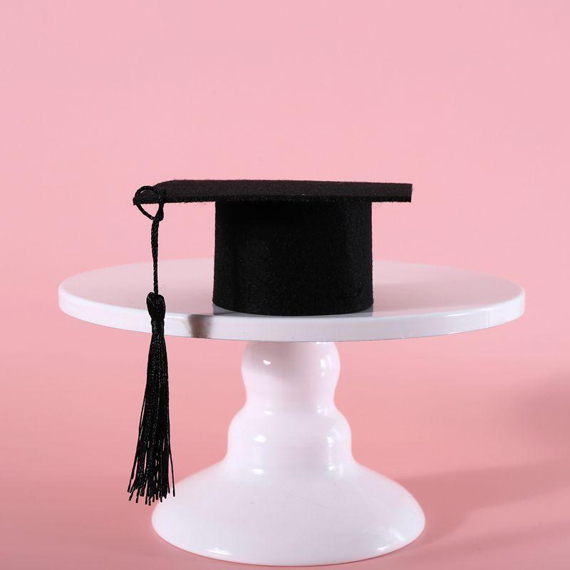 Pet Dog Cosplay Hat Collar Glasses Set Adorable Adjustable with Tassel Felt Pet Cat Dog Graduation Hat Suit Pet Cat Accessories