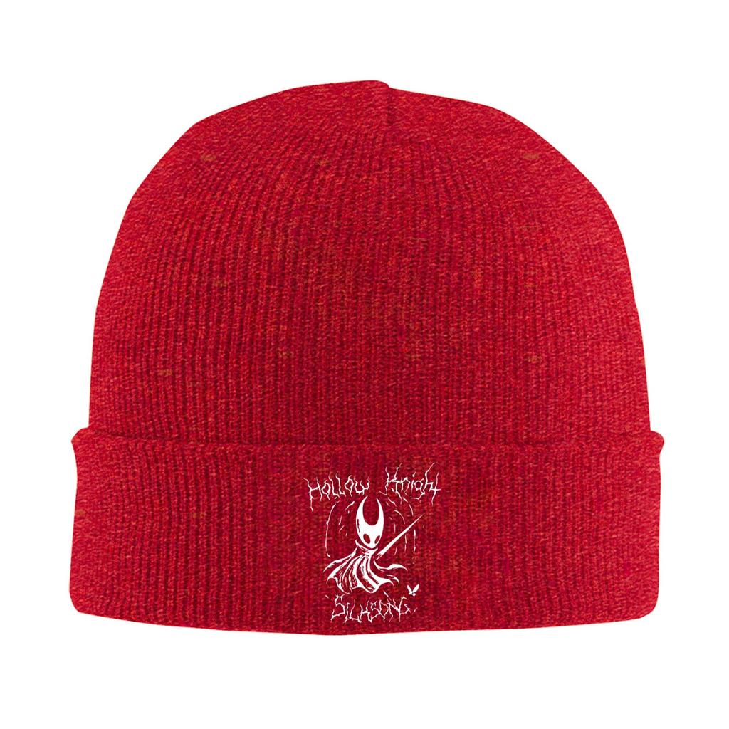 Damskie Męskie Czapki Beanie Hollow Knight Silksong Casualowe Dzianinowe Czapki Wiosenne Outdoorowe Czapki Design Elastyczne Czapki Bonnetki