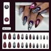 24pcs Halloween Cat's Eye Scare Ghost American Spice Girl Sweet Cool Dark Style Removable Nail Art