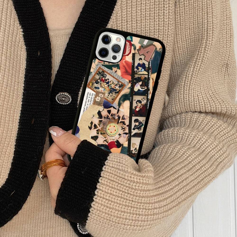 K-Kpop Group T-TXT-S PC+TPU Phone Case For IPhone 17 16 15 14 PRO MAX 11 12 13 PLUS MINI Cover iPhone 14pro max