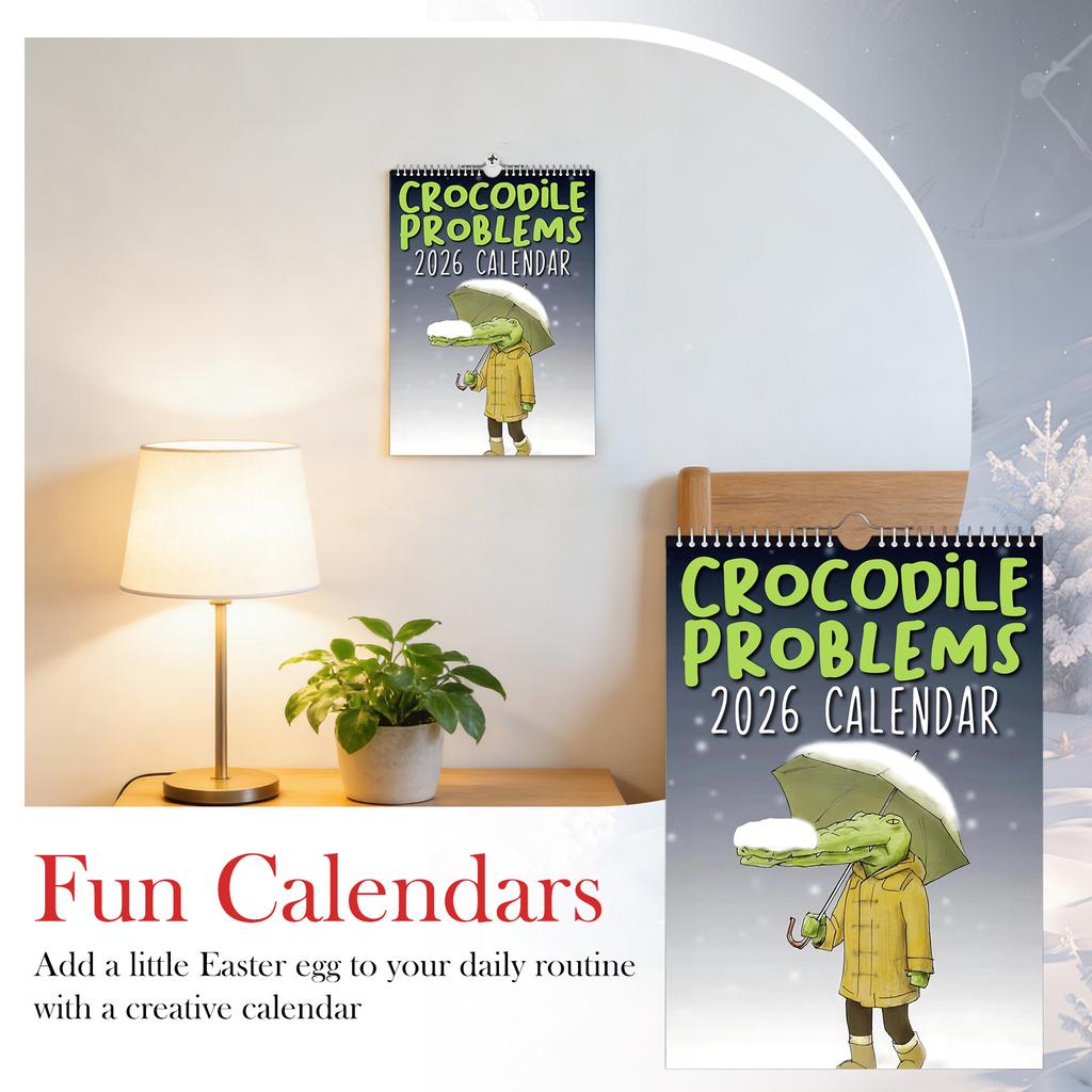 2026 Wall Calendar: Fun, Novel, Birthday Gift, Humorous