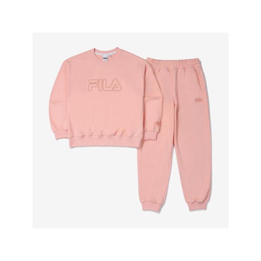 

[fila Kids] Heritage Sweatshirt Pants Set Up Fk2fsf1103x Peh q0zFk2fsf1103xPeh PEACH/155