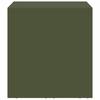 Wall Mounted Garage Cabinet with Gas Spring Door Olive Green