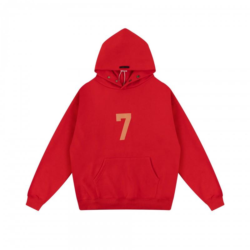 Unisex Oversized Hooded Sweatshirt With Flock Letter Print Soft Cotton Blend Warm Lined