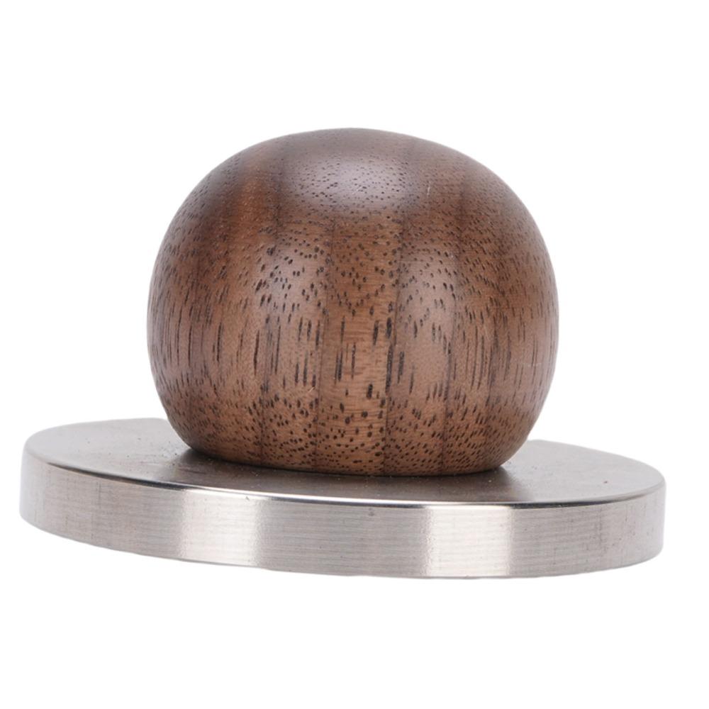 Wooden Handle Mini Coffee Tamper 5.28cm/2.08in Coffee Ground Press Portable Coffee Tamper For Home