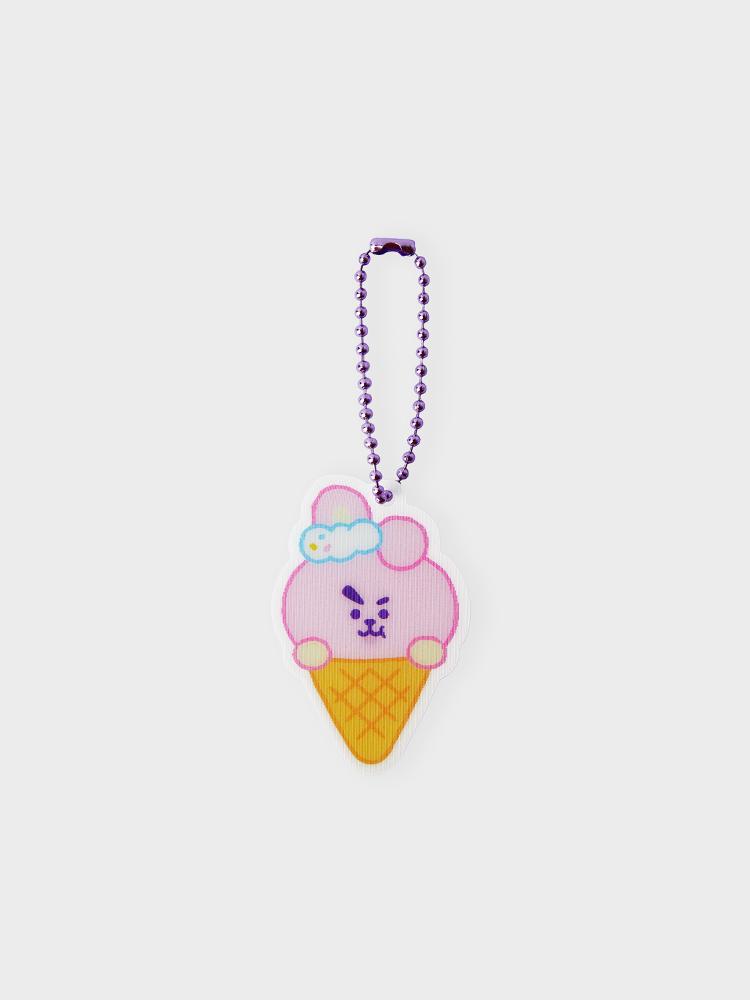 LINE FRIENDS BT21 COOKY ON THE CLOUD Edition Lenticular Keyring