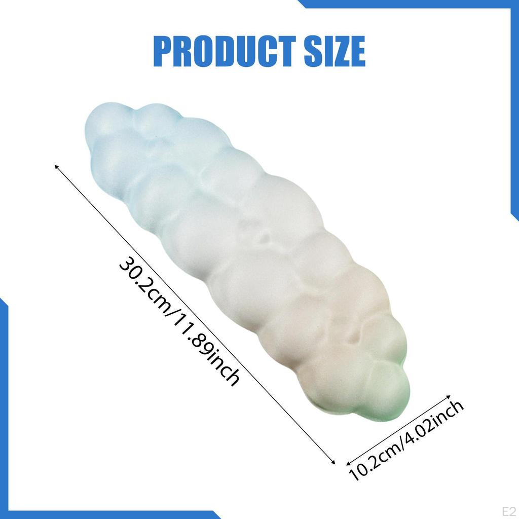 Reposamuñecas para Teclado Brazo de Ordenador Antideslizante Almohadilla para Codo de Escritorio de Portátil para Juegos Familia Amigos