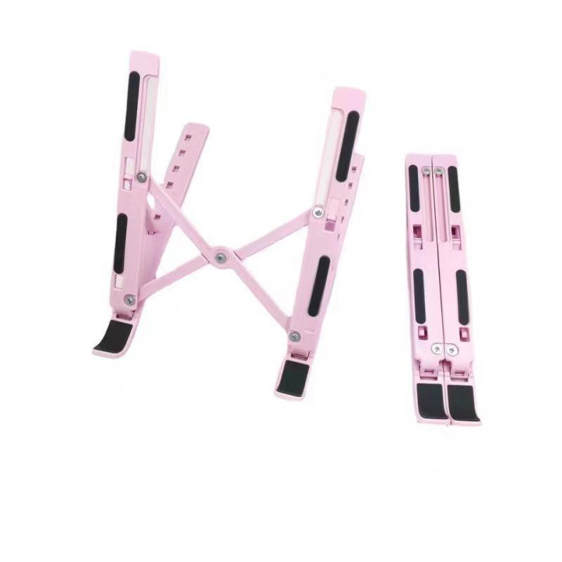 Aluminum Alloy Laptop Stand with Heat Dissipation, Foldable & Adjustable Height