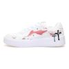 Li Ning Slip Resistant Cushioning Breathable Low top Skateboard Shoes Unisex White Pink AGCS419-1(Team303-)