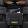 Car Storage Bag Multifunctional PU Leather Between Seats Organizer Portable & Reusable Car Spacious Storage For Phone Purse Keys