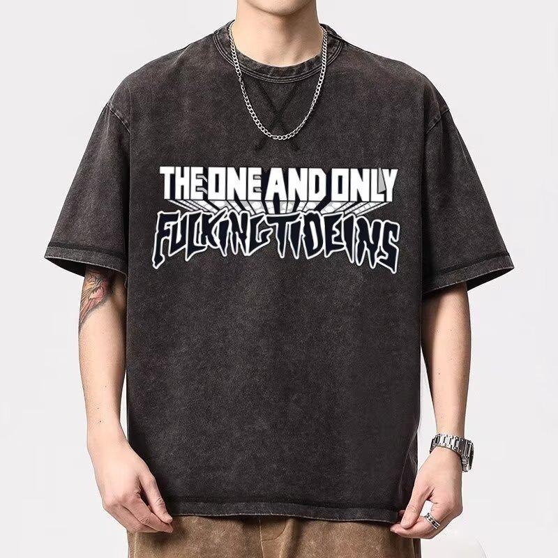 

Летняя свободная футболка с рукавом пять четвертей, модная, в стиле инс, простая, с принтом, повседневная, с коротким рукавом для мужчин 5XL серый