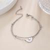 Bohemian Women's Anklet With Crescent Moon And Star Charm Beach Barefoot Jewelry