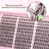 Flexible D Curl Eyelash Clusters DIY for Personalizing Lash Length and Volume
