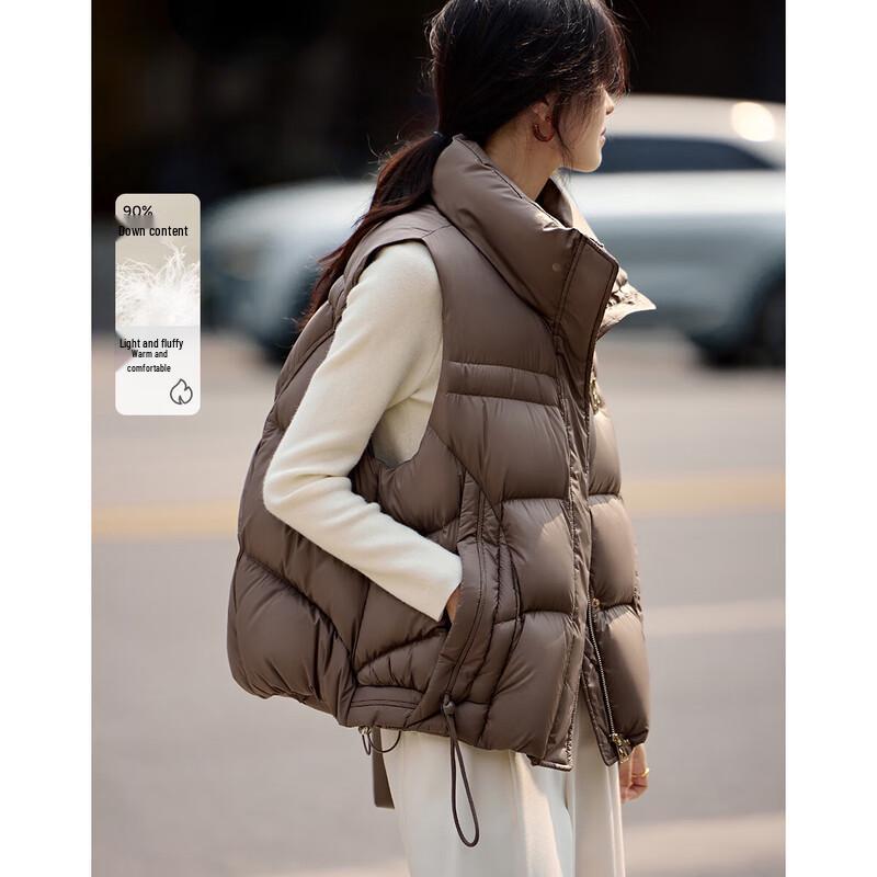 Mohan Yimei Sleeveless Stand Collar Down Vest M