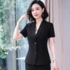 Elegant Women's Summer Suit Set - Professional, Short-Sleeved Front Desk Uniform, Thin Style