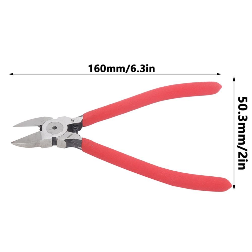 Carbon Steel Wire Stripper Clean Cut Professional Industrial Supplies Diagonal Pliers  Crafting
