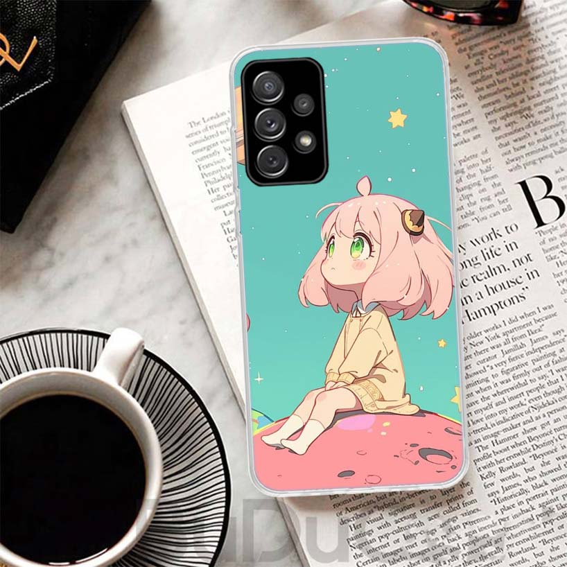 S-Spy Family Anya Phone Case For Samsung A16 A26 A36 A56 A15 A14 A13 A55 A54 A53 A25 A24 A23 A35 A34 A33 A05S A04S A15 A14 A54 A