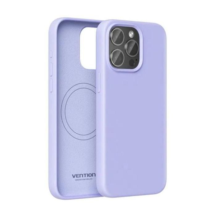 Funda Silicona con Magsafe Vention KUEV0-10- Compatible con iPhone 14- Morada