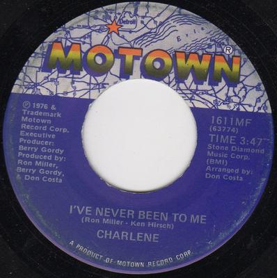 7inch Record CHARLENE - I've Never Been To Me 1611MF Motown 1982 US Rock Used