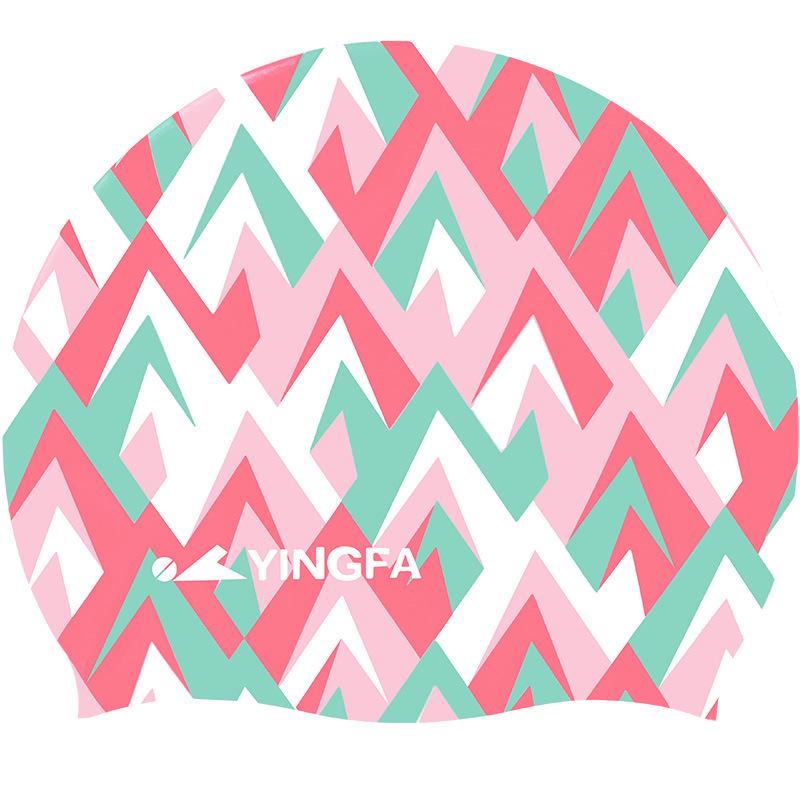 Yingfa Waterproof Silicone Swim Cap for Women and Men – Elastic, Comfortable, Non-Constricting, Hair Protection