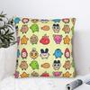 Pillow Case Tamagotchis Mametchi Graphic Pillow Cover For Couch Sofa Bedroom Kawaii Pillowcases