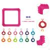 Weaving Loom Kit Toys DIY Knitting Crochet Portable Crafts Gifts Potholder Loops Making Kits Sewing