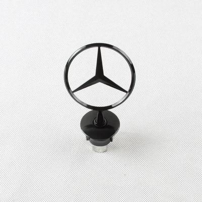 C200 E200 Para Mercedes Benz 1 ud. Emblema Estrella Mercedes Benz Capó Coche Logo Frontal para Mercedes Benz W202 W203 W204 W208 W210