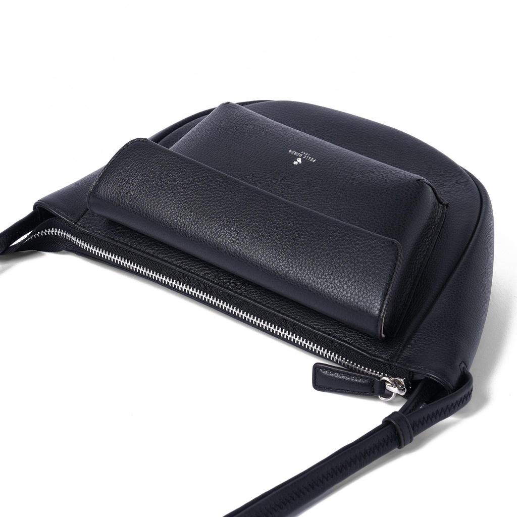 Schultertasche 6704 Schwarz [Pereborsa] (BL)