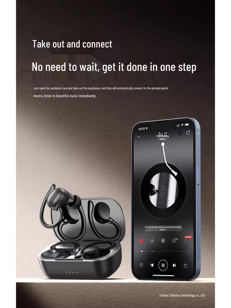 2025 Over-Ear & In-Ear Sport Wireless Bluetooth Earphones: High Sound Quality, Unisex, Long Battery Life