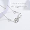 925 Sterling Silver Infinity Heart Bracelet - Fashionable Gift for Girlfriend