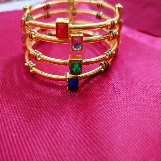 

Стильные позолоченные женские браслеты, комплект свадебных храмовых украшений из 4 предметов