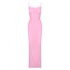Skims Kardashian Yi Mengling same Spice Girl Threaded Suspender Dress Women's Halter Skinny Hip Wrap Long Skirt