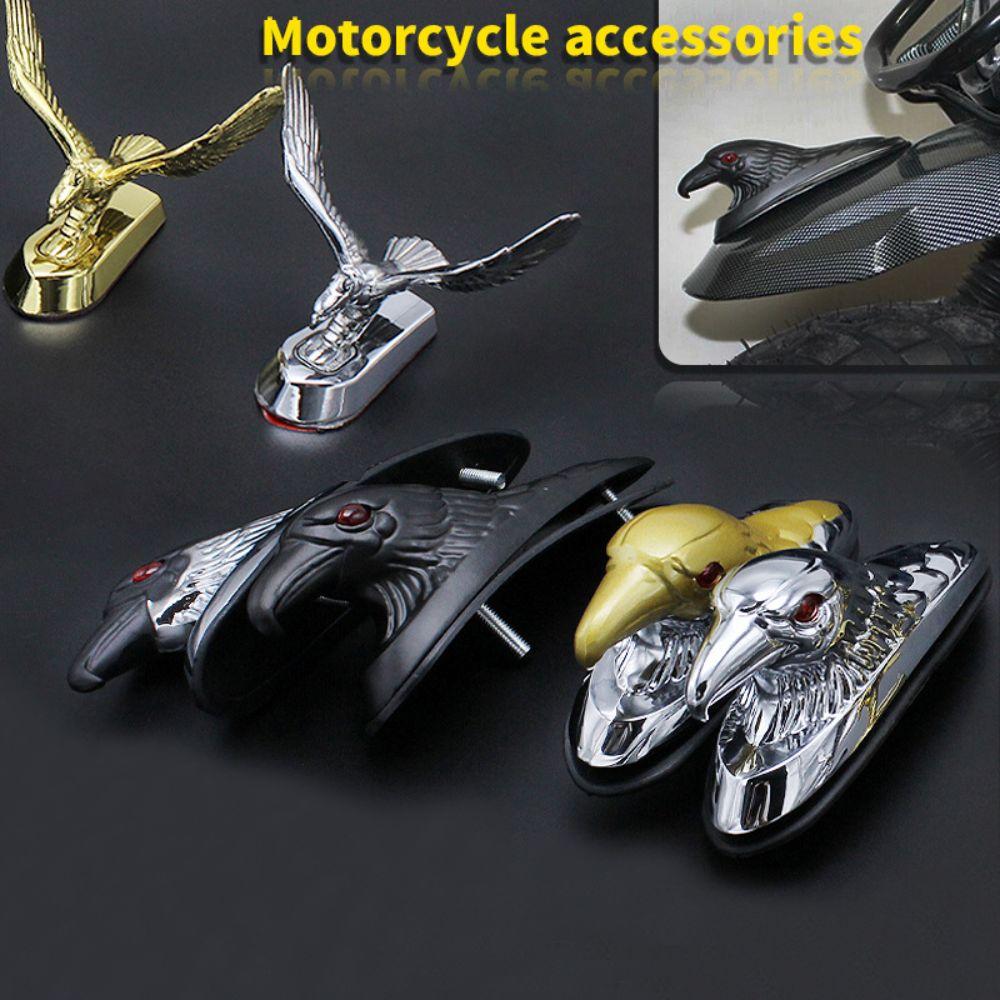 Universal Front Mudguard Decoration Metal Motorcycle Decorative Accessories Motorcycle Eagle Head