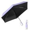 Douyin Popular Portable Round Five-Fold UV Protection Dual-Use Umbrella