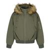 Unisex Oversize Kapuzen-Baumwoll-Pufferjacke Mit Napoleonkragen Warmer Wintermantel Herren Damen