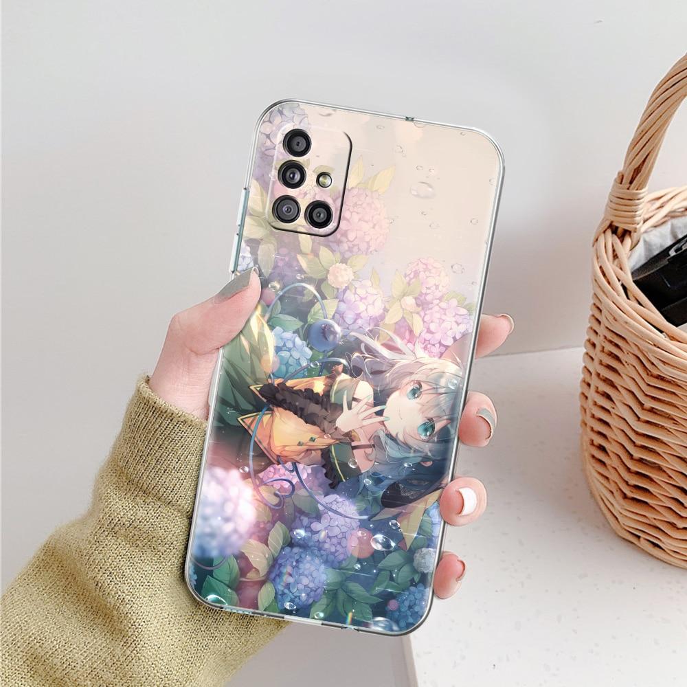 Anime TouHou Project Girl Phone Case For Samsung Galaxy A51 A71 A21S A12 A11 A31 A41 A52 A32 5G A72 A01 A50 A70 Soft Clear Cover