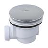 Shower Tray Waste Trap Designed for Fast Flow of 32 Litres per Minute and Easy Cleaning Compatible with UK Shower Trays