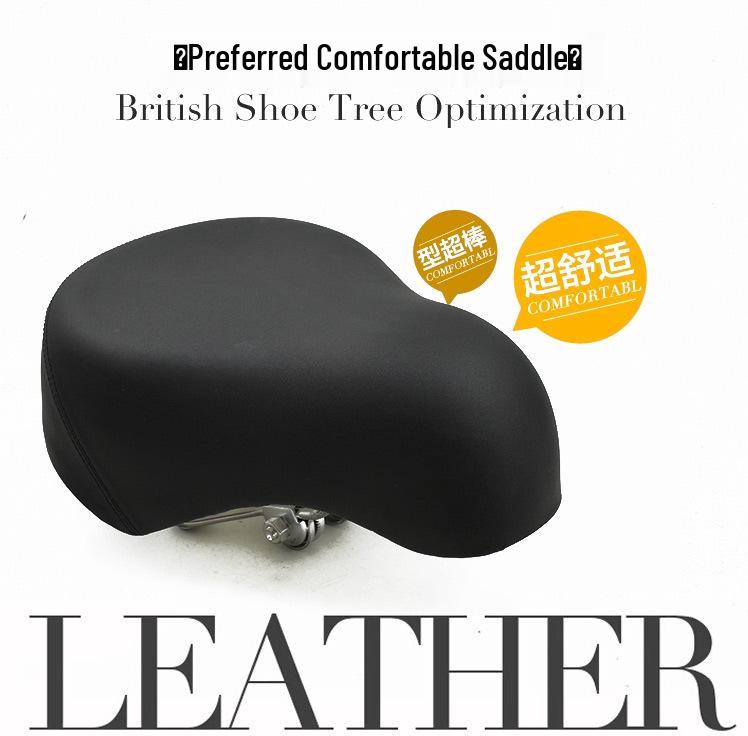 Universal Electric Vehicle Seat Cushion for Bikes and Scooters - Thickened and Enlarged Saddle Accessory