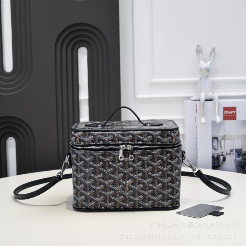 

French Retro Box Bag Women s Crossbody Hand-held Makeup Toiletry Shoulder High-end Feel 20x14x16 червоний
